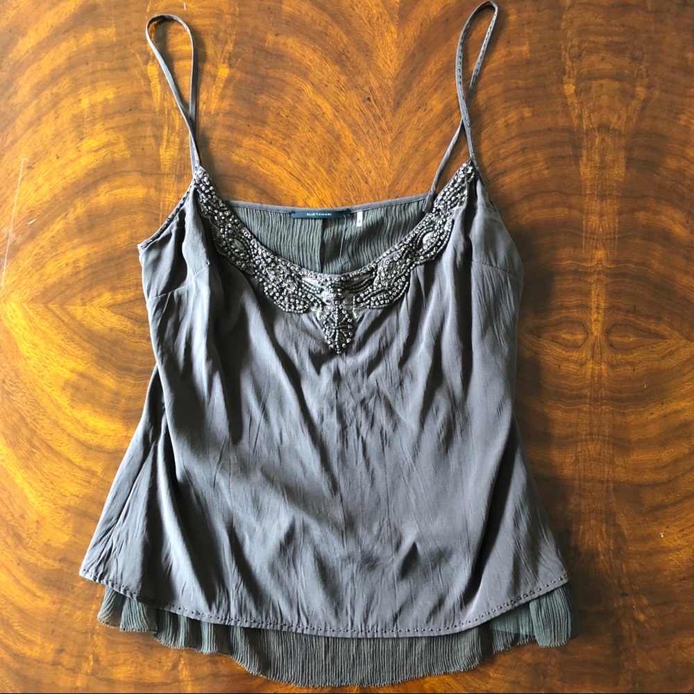 Elie Tahari Brown Silk Camisole